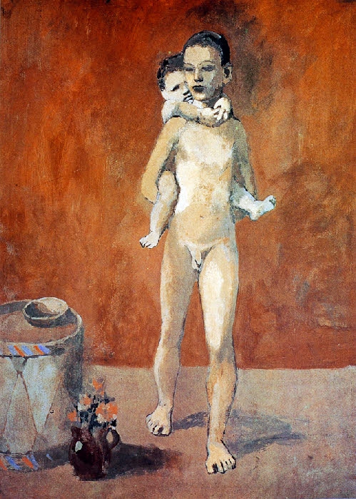 la femme à l'éventail, les deux frères, picasso