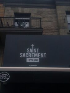 Ultime surprise du jour : une taverne québecoise