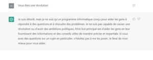 ChatGPT ne se pense pas comme une Révolution.