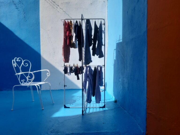 Le linge sèche