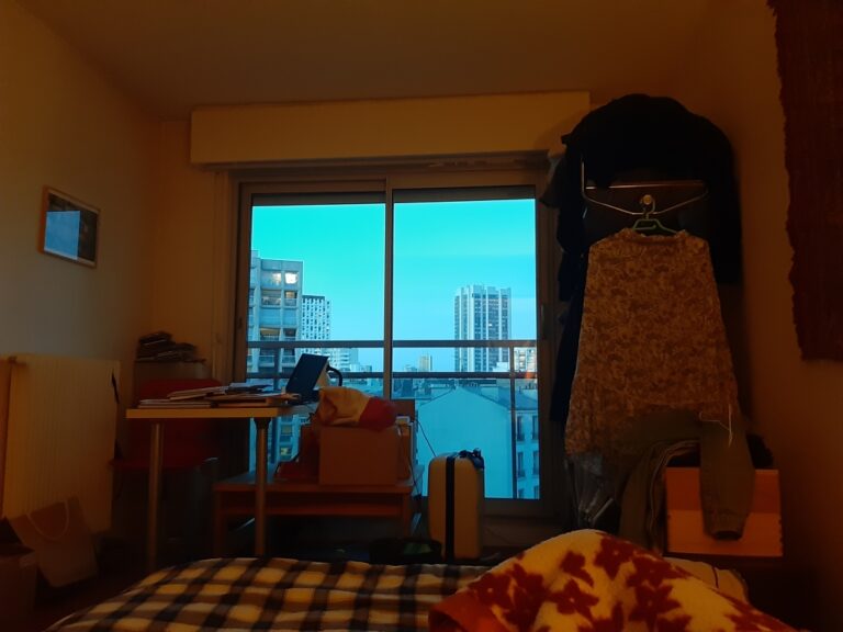Carré bleu-vert