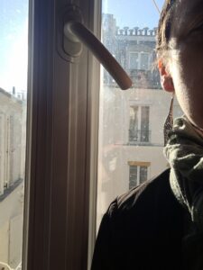 Froid bleu ciel
