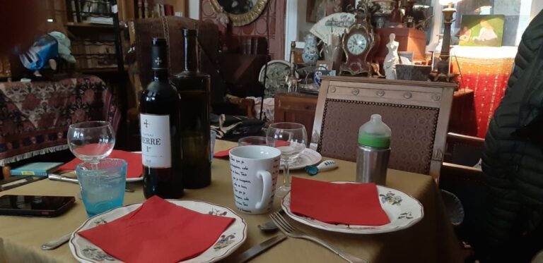 La table (photo prise par Anne alitée)