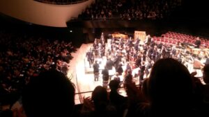 La philharmonie, la première fois
