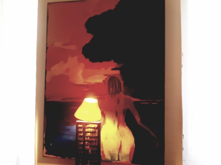 Une femme de dos