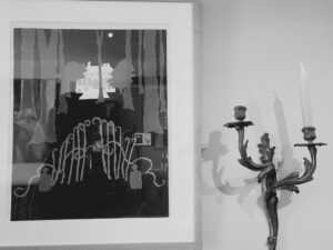 La grille, le chandelier