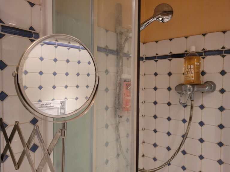 The bathroom is clear
