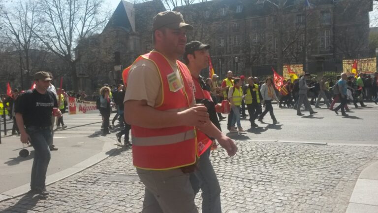 La manif contre la loi Macron