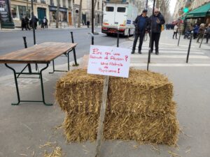 Une botte de foin boulevard Henri IV