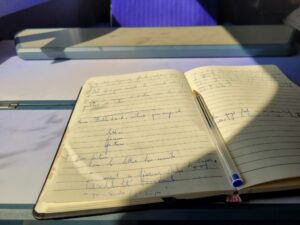 Train d&rsquo;écriture