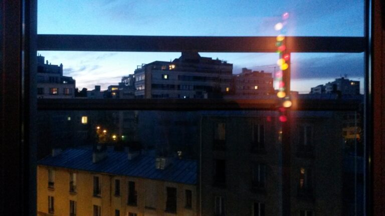 Guirlande sur ciel