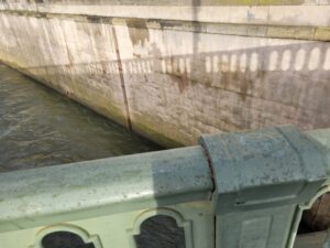 Mon ombre me salue au bord de la Seine