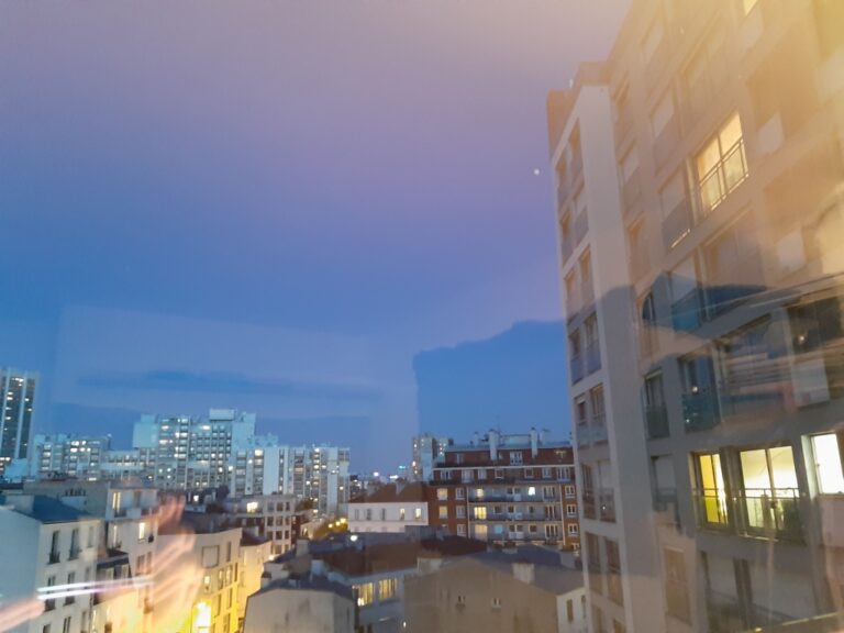 Bleu du dimanche soir