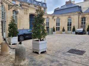 La cour de l’hôtel