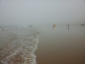 Sables dans la brume