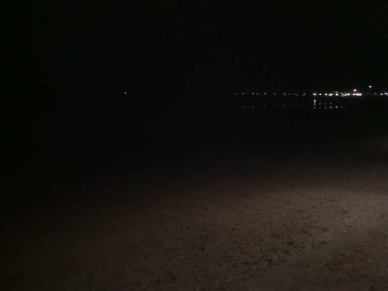 7h du matin l’hiver, la plage