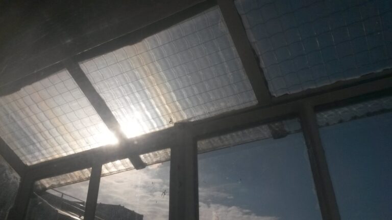 Le soleil dans le verre
