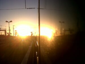 Train jaune