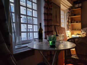 Un dîner calme et heureux
