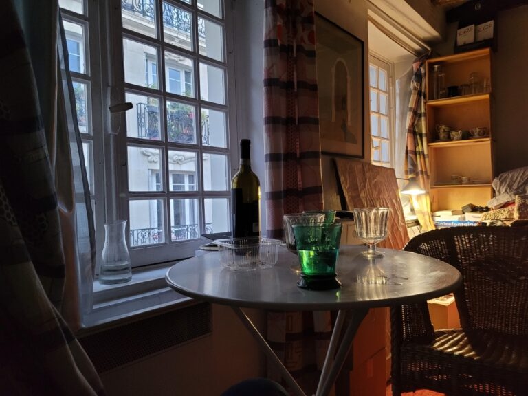 Un dîner calme et heureux