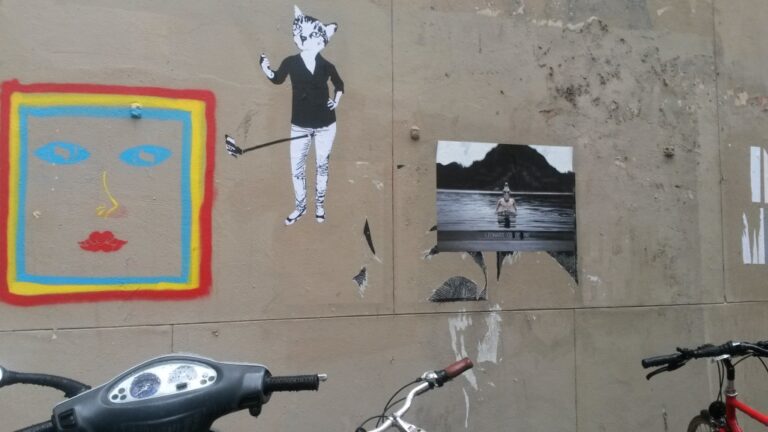 La rue décorée